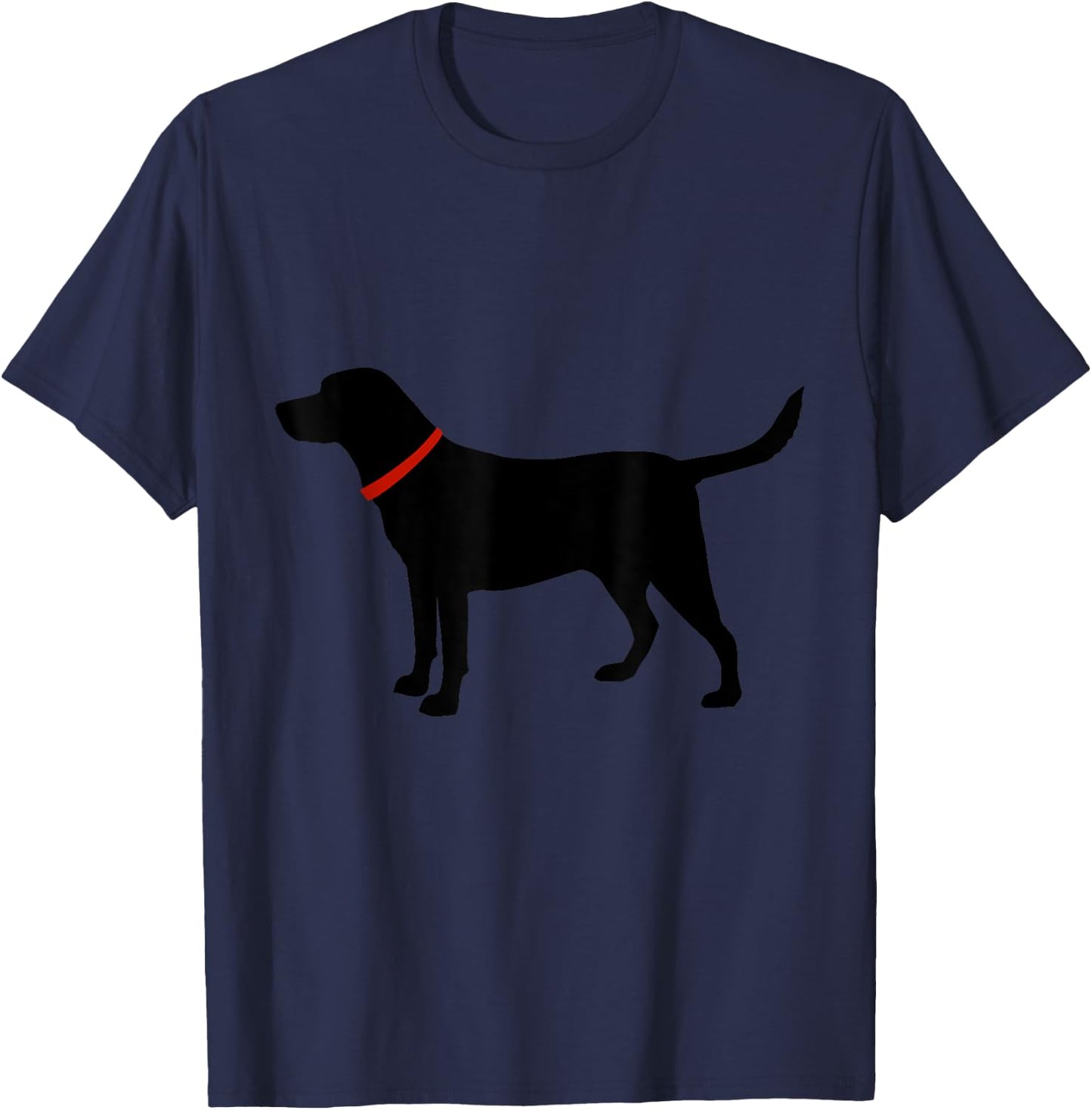 Labrador Retriever, Black Lab T-Shirt - T-Shirt | Navy