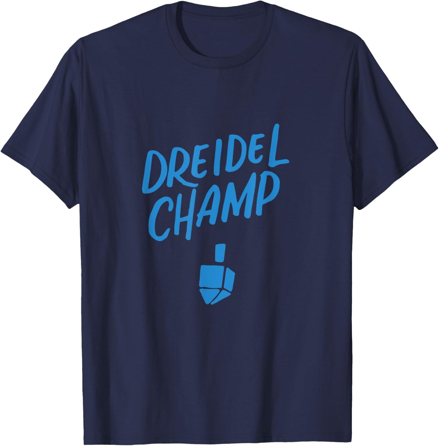 Dreidel Champ, Dreidel Champion Funny Hanukkah Chanukah Kids T-Shirt - T-Shirt | Navy