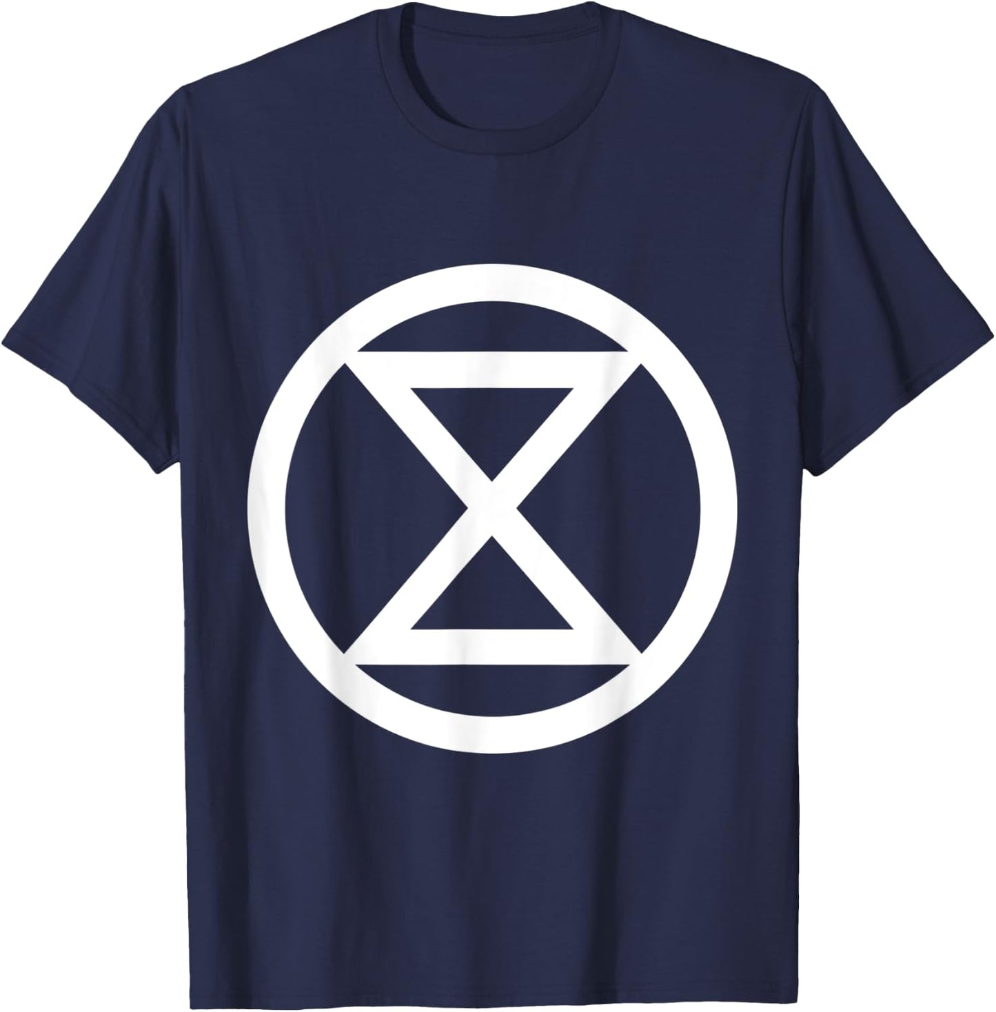 Extinction Rebellion Rebel for Life Climate Change Carbon T-Shirt - T-Shirt | Navy