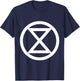 Extinction Rebellion Rebel for Life Climate Change Carbon T-Shirt - T-Shirt | Navy