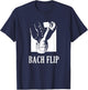 Bach Flip | Funny Johann Bach Classical Music Joke T-Shirt - T-Shirt | Navy