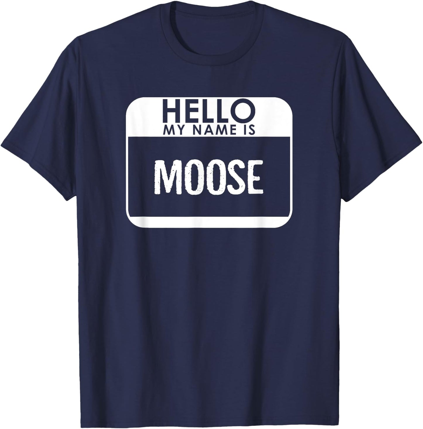 Moose Costume Funny Easy Halloween Outfit Animal T-Shirt - T-Shirt | Navy