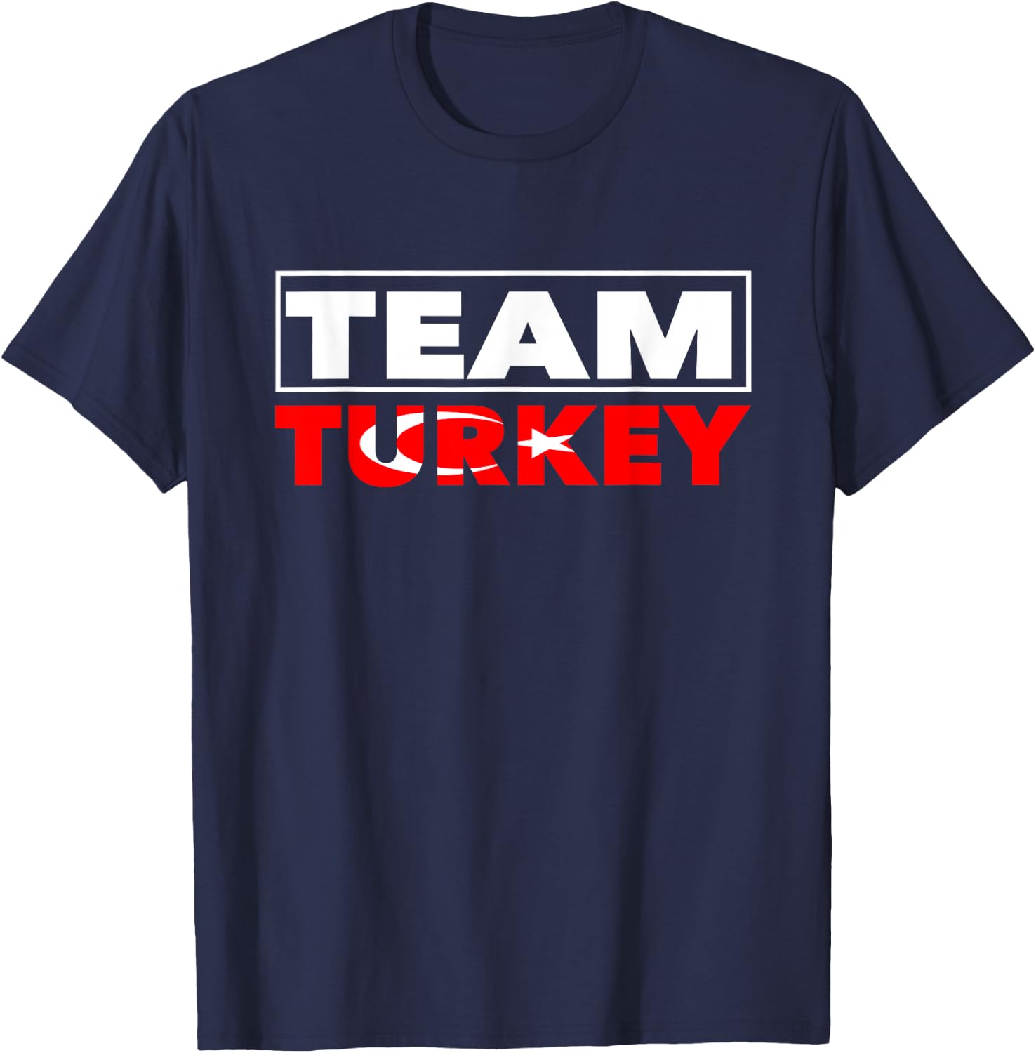 Team Turkey Country T-Shirt - T-Shirt | Navy