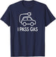 Funny, Electric Car I Pass Gas, Joke Puns Sarcastic Family T-Shirt - T-Shirt | Navy