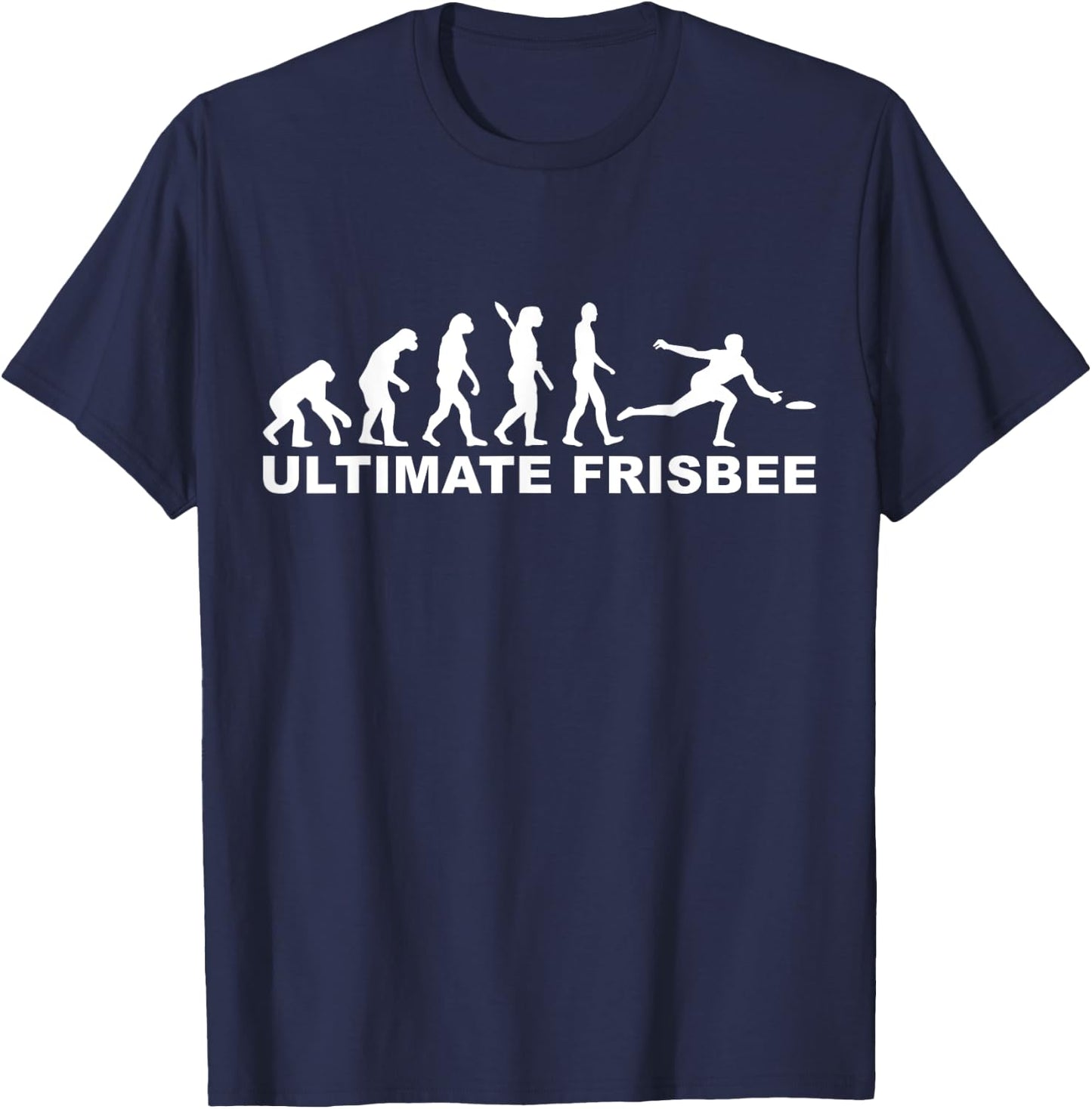 Evolution Ultimate Frisbee T-Shirt - T-Shirt | Navy