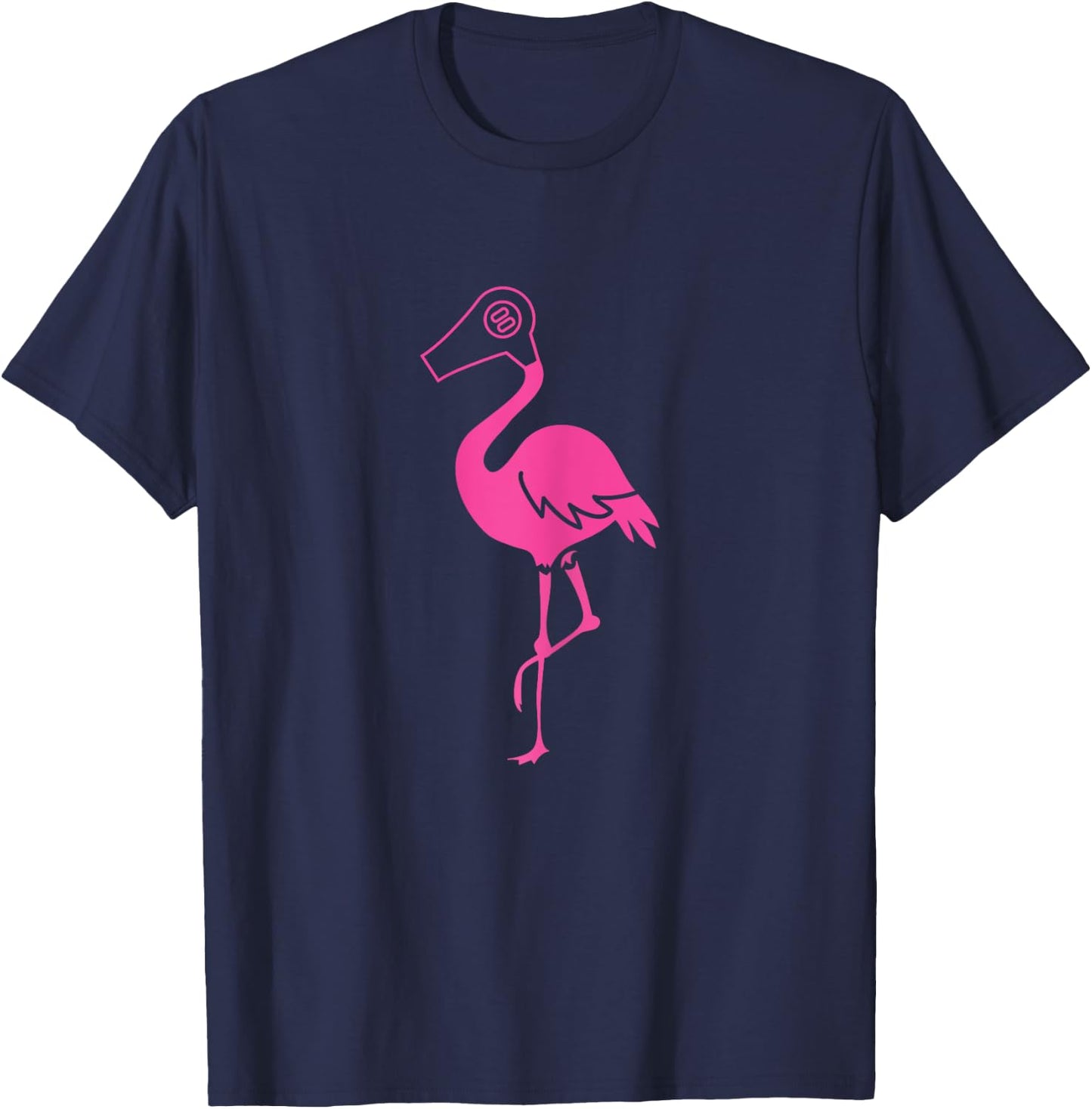 Hairdresser Flamingo Funny Gift Hairstylist T-Shirt - T-Shirt | Navy