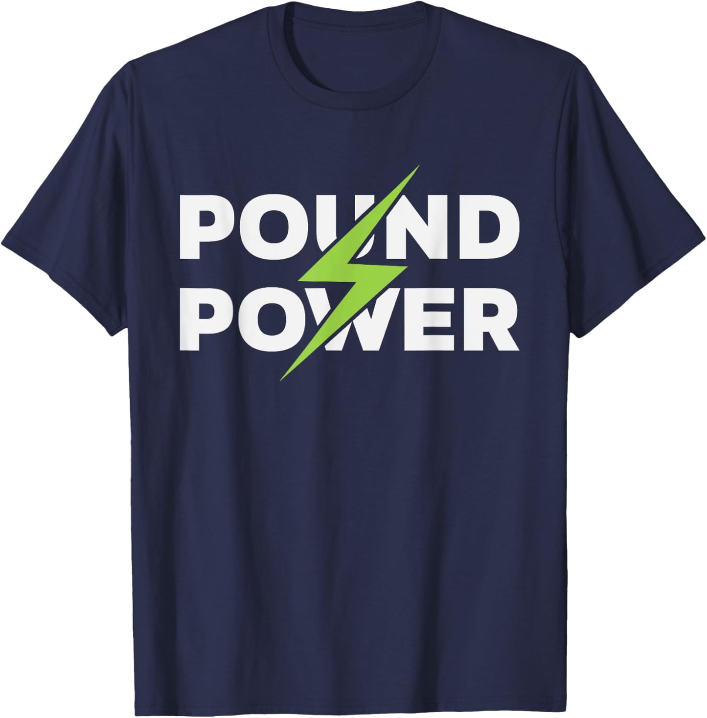 Funny Pound Power Drum Sticks Pounding Class Fitness Shirt T-Shirt - T-Shirt | Navy