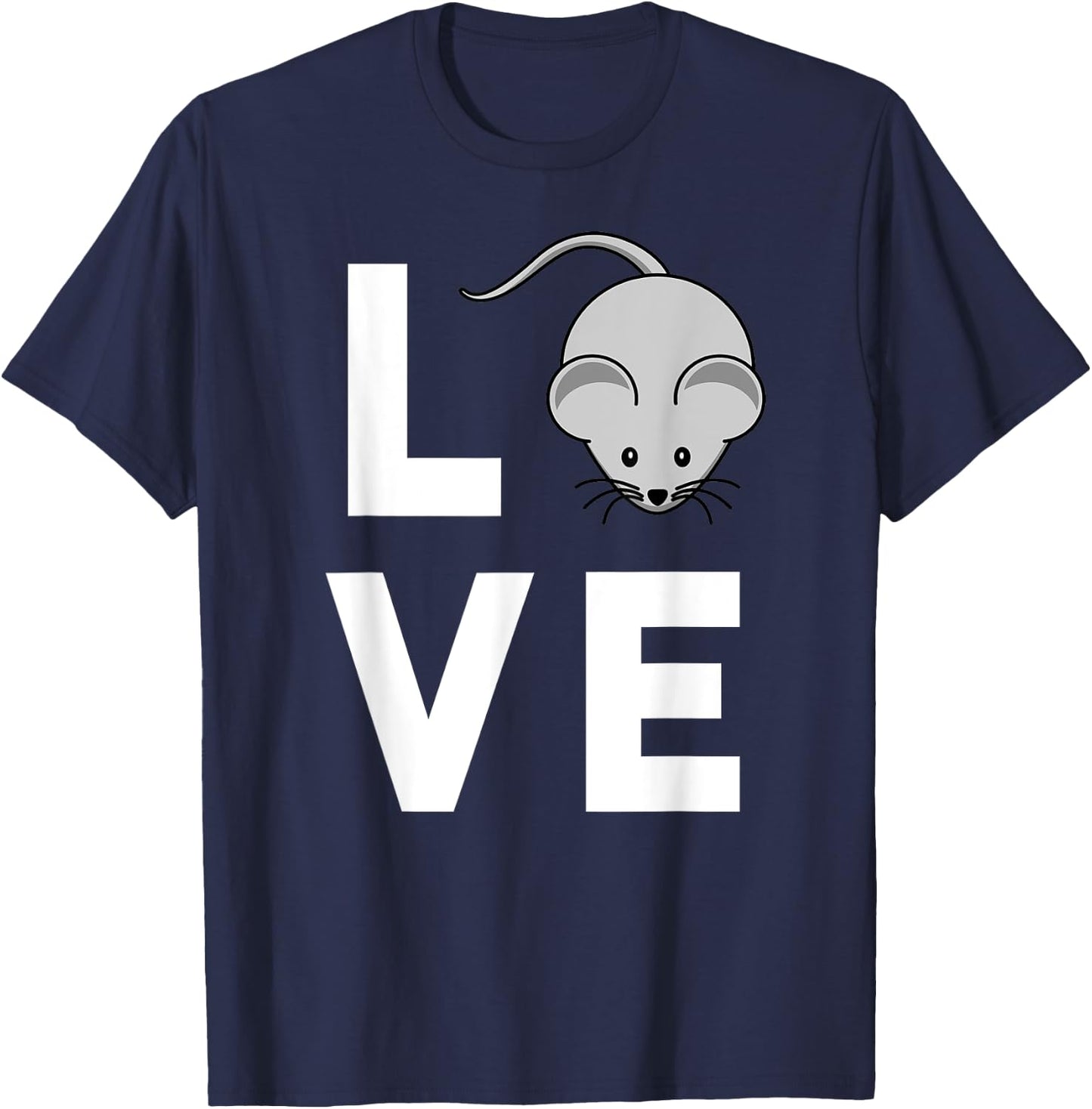 Mouse Lab Rat Lover Funny Mothers Day Gift Cute T-Shirt - T-Shirt | Navy