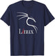 Kali Linux tagline w/ White Dragon OpenSource Os T-Shirt - T-Shirt | Navy