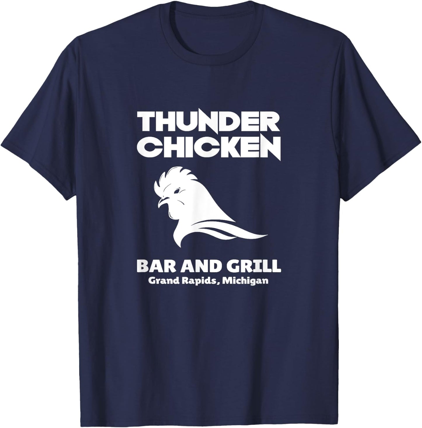 Thunder Chicken Bar and Grill Michigan T-Shirt - T-Shirt | Navy