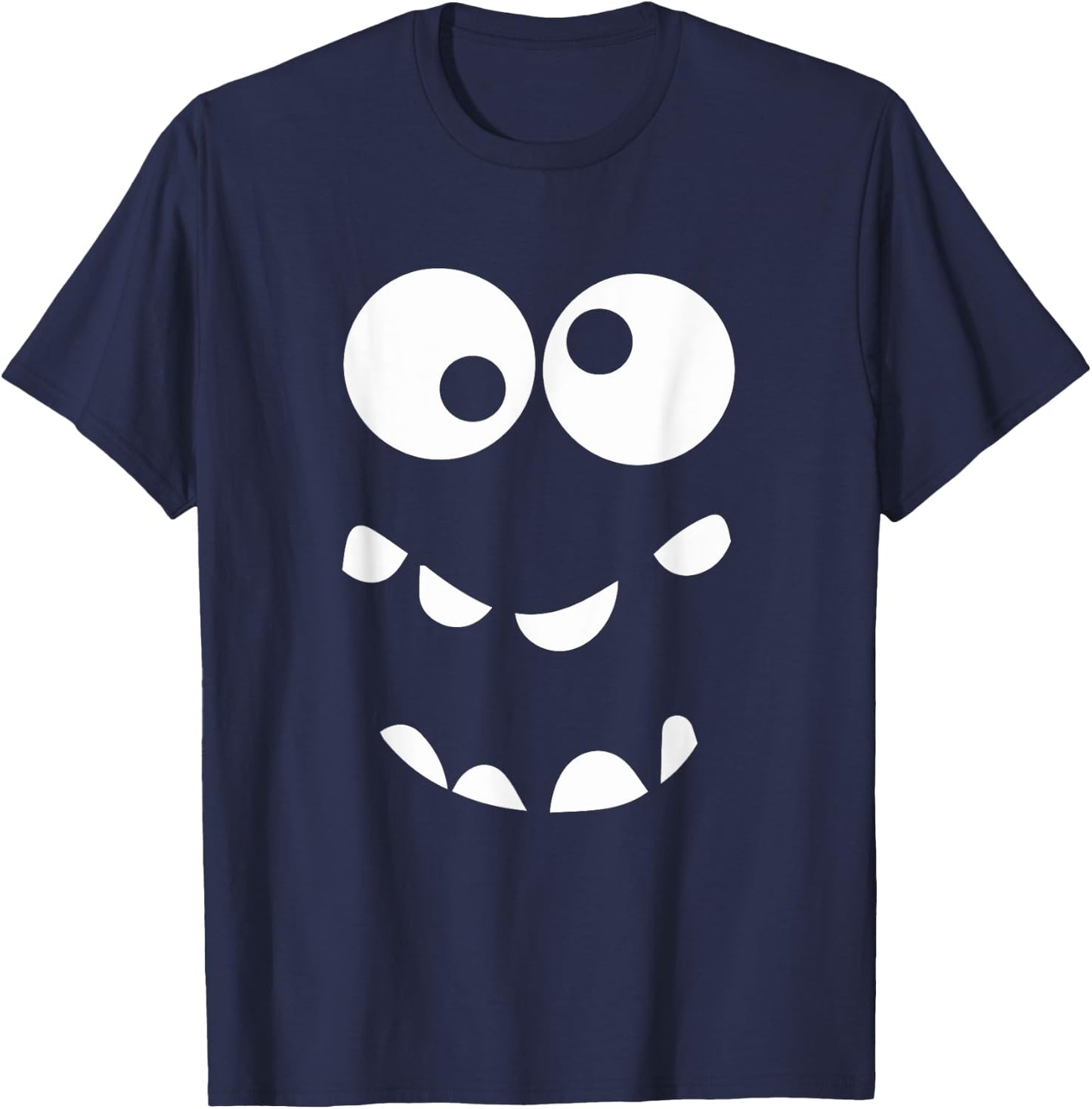 Googly Eyes Laughing Monster! Funny Costume T-Shirt - T-Shirt | Navy