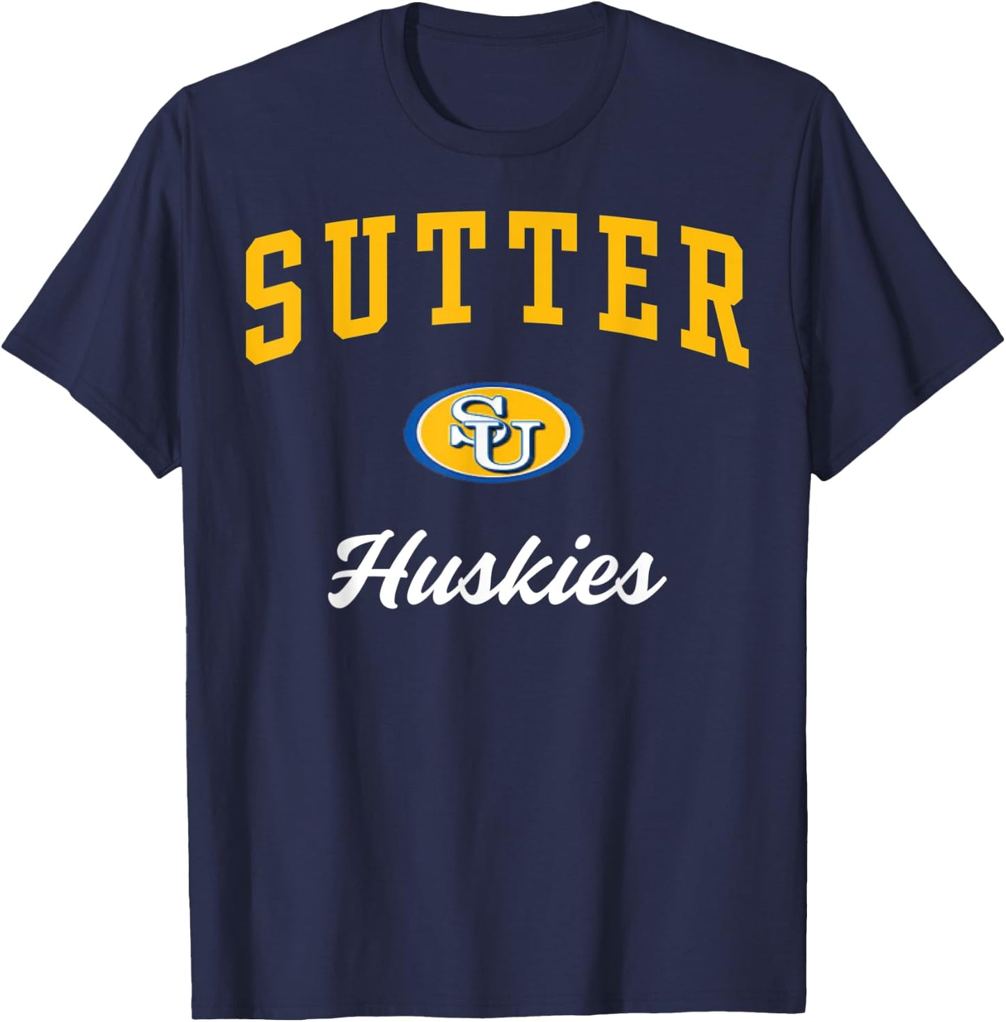 Sutter Union High School Huskies C3 T-Shirt - T-Shirt | Navy