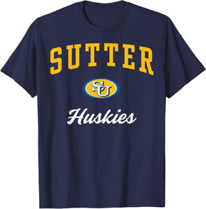 Sutter Union High School Huskies C3 T-Shirt - T-Shirt | Navy