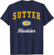 Sutter Union High School Huskies C3 T-Shirt - T-Shirt | Navy