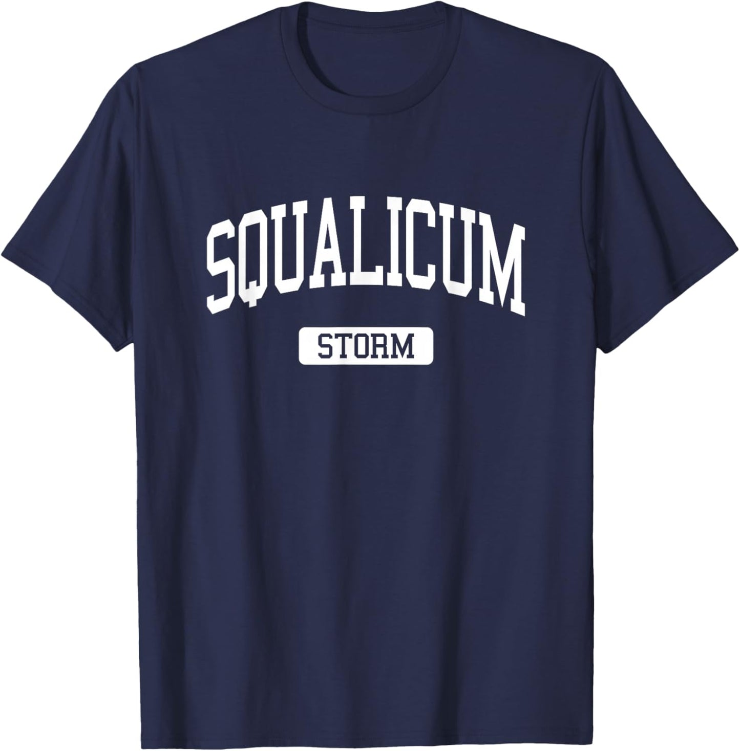 Squalicum High School HS Bellingham WA Varsity Sports T-Shirt - T-Shirt | Navy