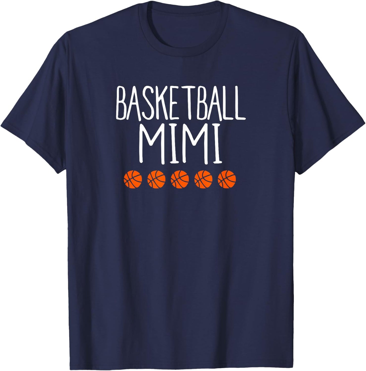 Cute Basketball Mimi Shirt Sports Shirt T-Shirt - T-Shirt | Navy