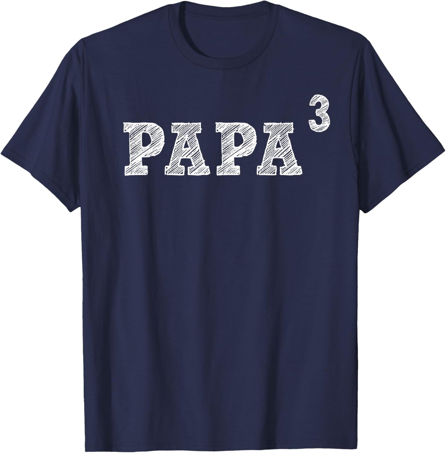 Papa3, Papa Cubed T-Shirt - T-Shirt | Navy