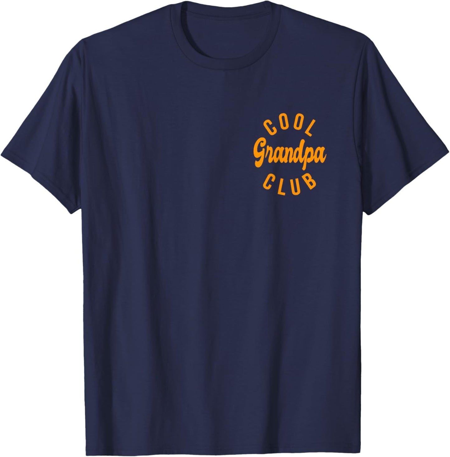 Cool Grandpa Club Retro Vintage Graphic T-Shirt - T-Shirt | Navy
