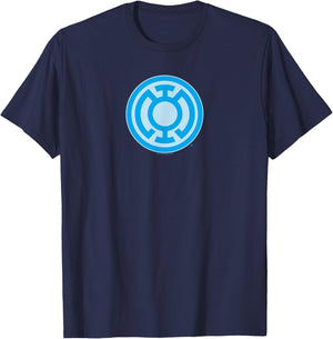 Green Lantern Blue Symbol T-Shirt - T-Shirt | Navy