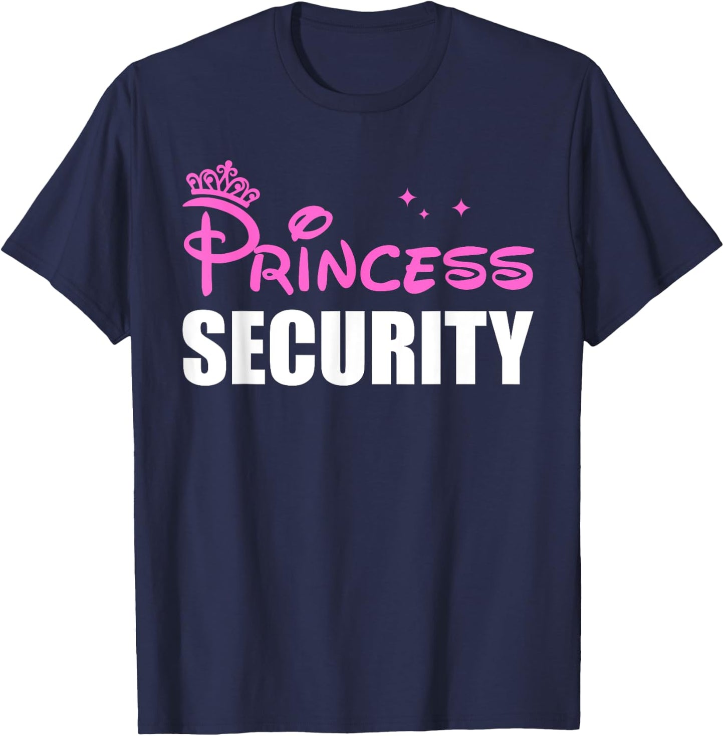 Princess Security Halloween Costume, Cute Princess Girls T-Shirt - T-Shirt | Navy