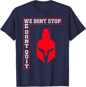 Spartan T Shirt, Motivational T Shirt, Workout T-Shirt - T-Shirt | Navy