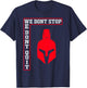 Spartan T Shirt, Motivational T Shirt, Workout T-Shirt - T-Shirt | Navy