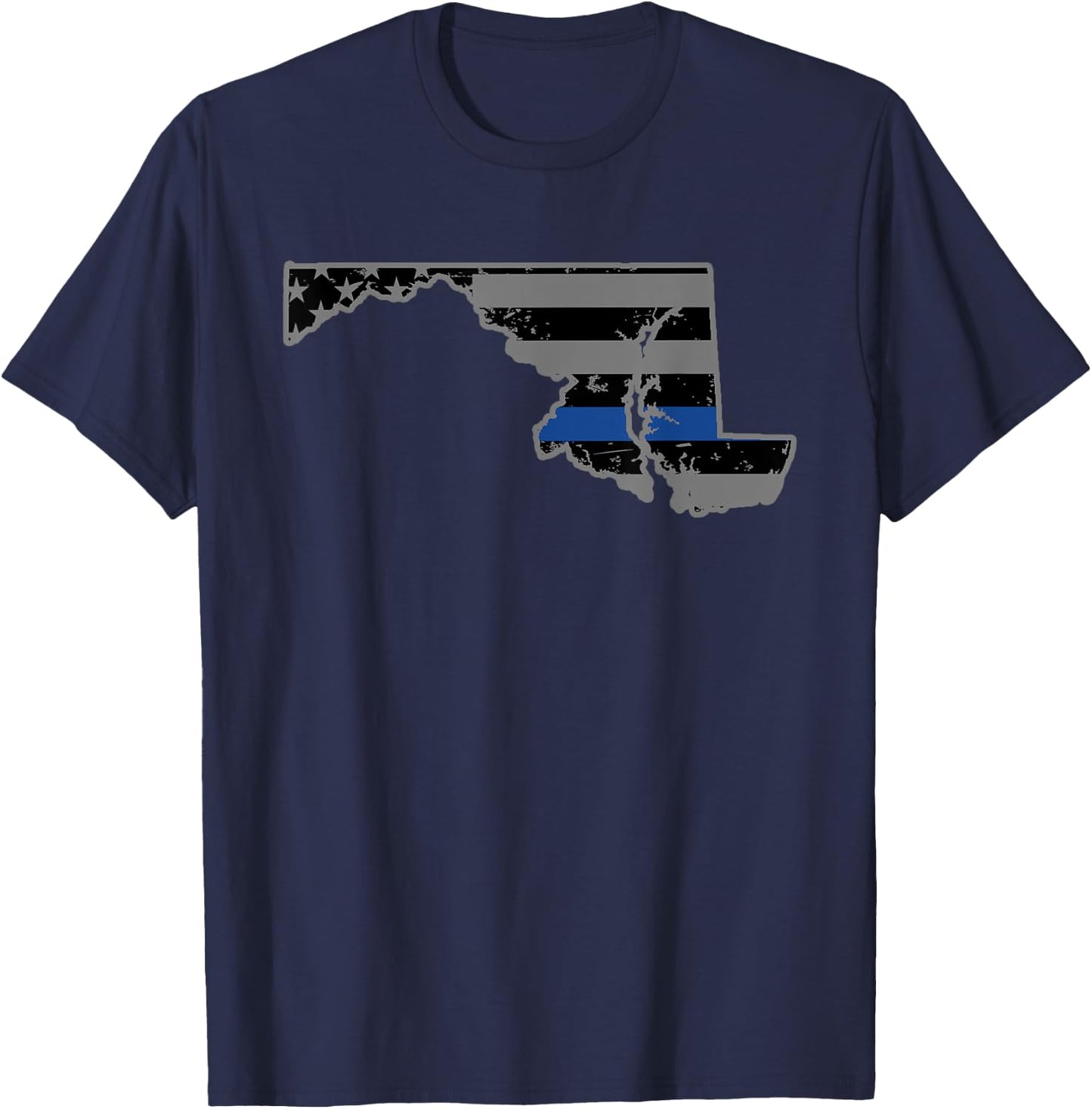 Maryland State Police Maryland State Trooper Baltimore Shirt T-Shirt - T-Shirt | Navy