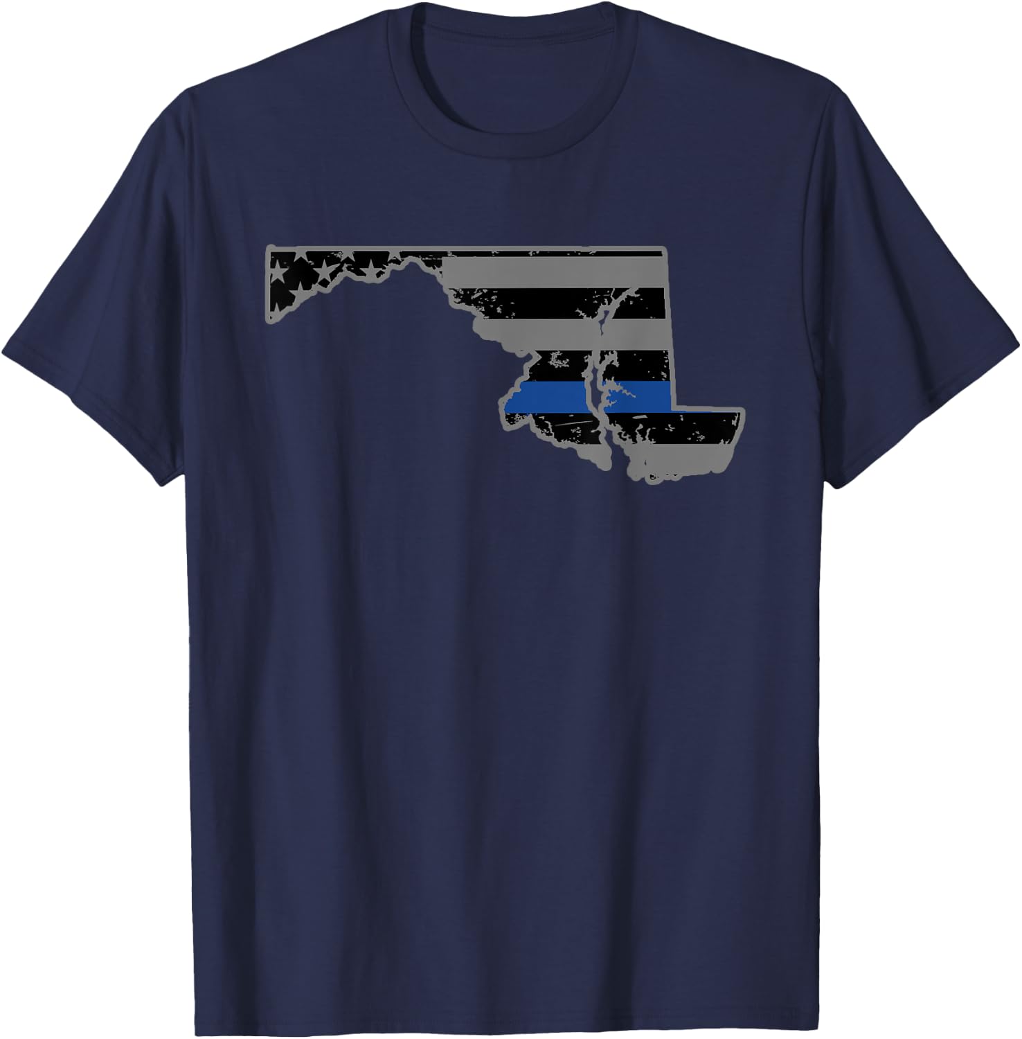 Maryland State Police Maryland State Trooper Baltimore Shirt T-Shirt - T-Shirt | Navy