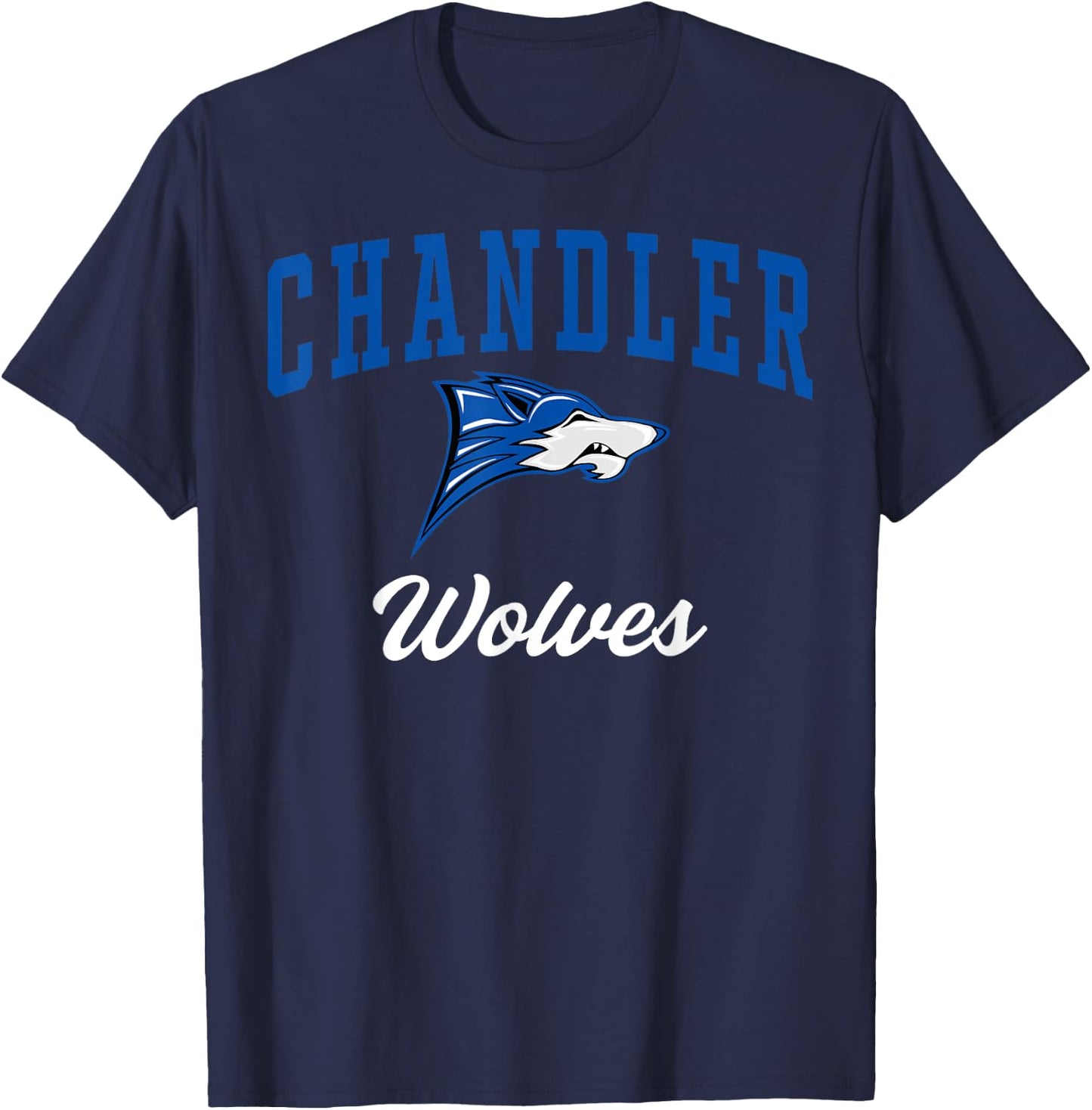 Chandler High School Wolves C3 T-Shirt - T-Shirt | Navy