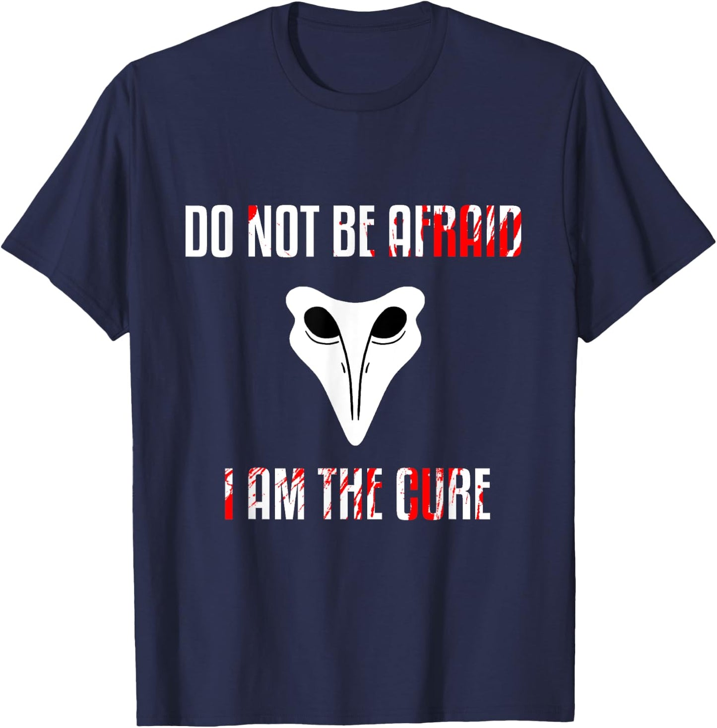 SCP 049 Plague Doctor I Am The Cure Shirt T-Shirt - T-Shirt | Navy
