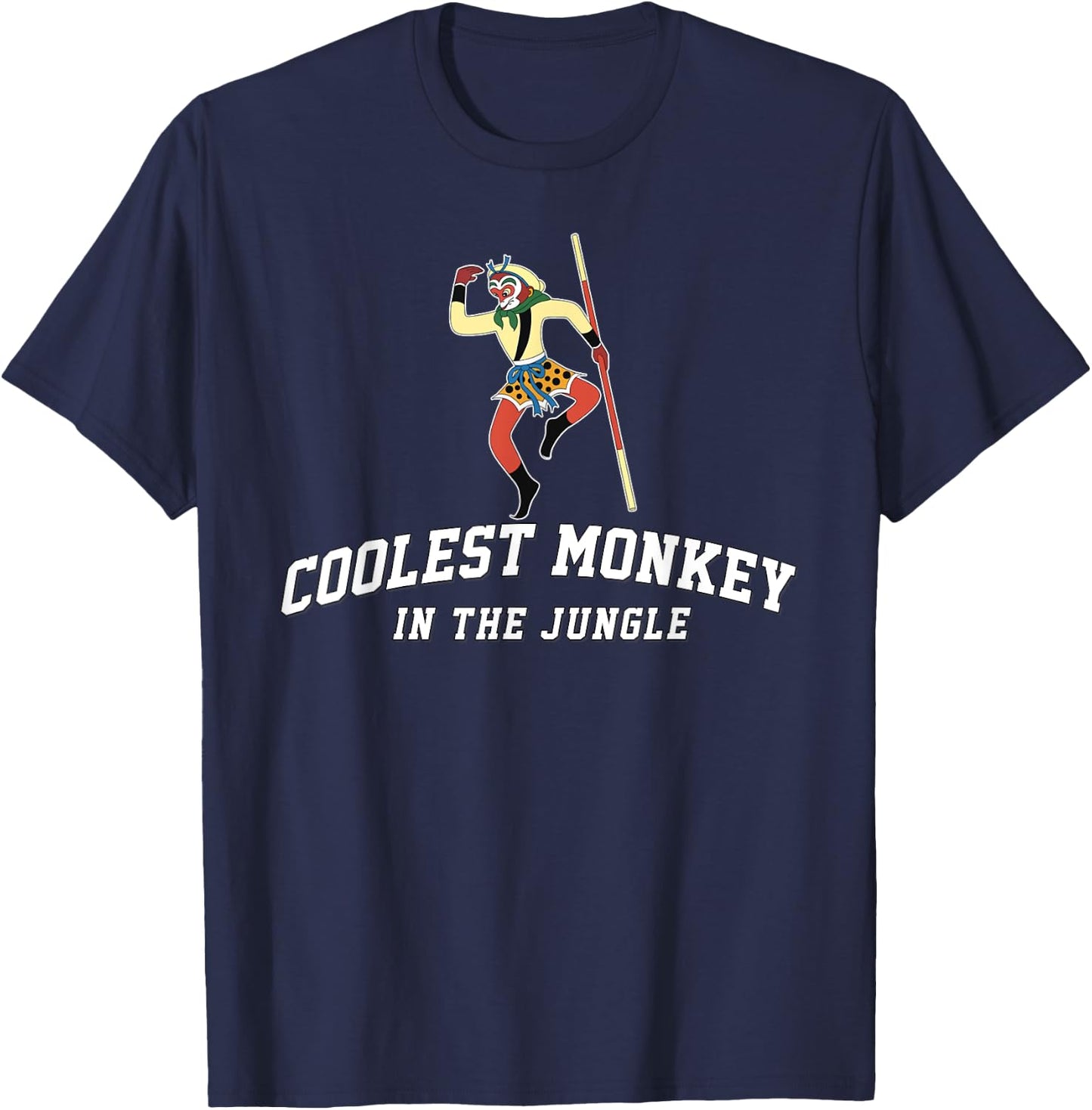 Sun Wukong for the Coolest Monkey in the Jungle T-Shirt - T-Shirt | Navy