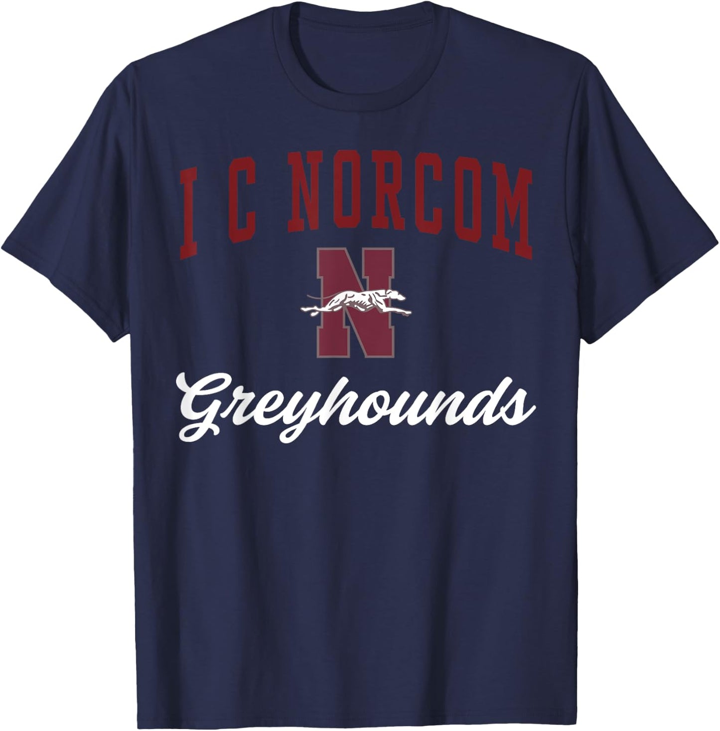 I C Norcom High School Greyhounds C3 T-Shirt - T-Shirt | Navy