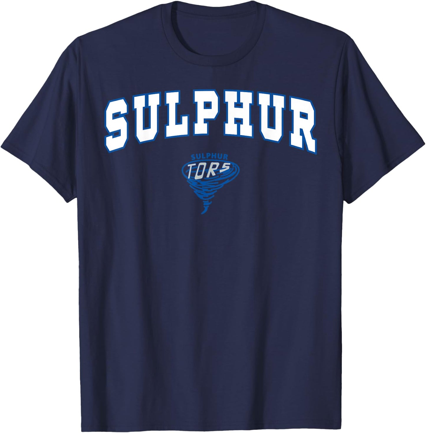 Sulphur High School Golden Tornadoes C2 T-Shirt - T-Shirt | Navy