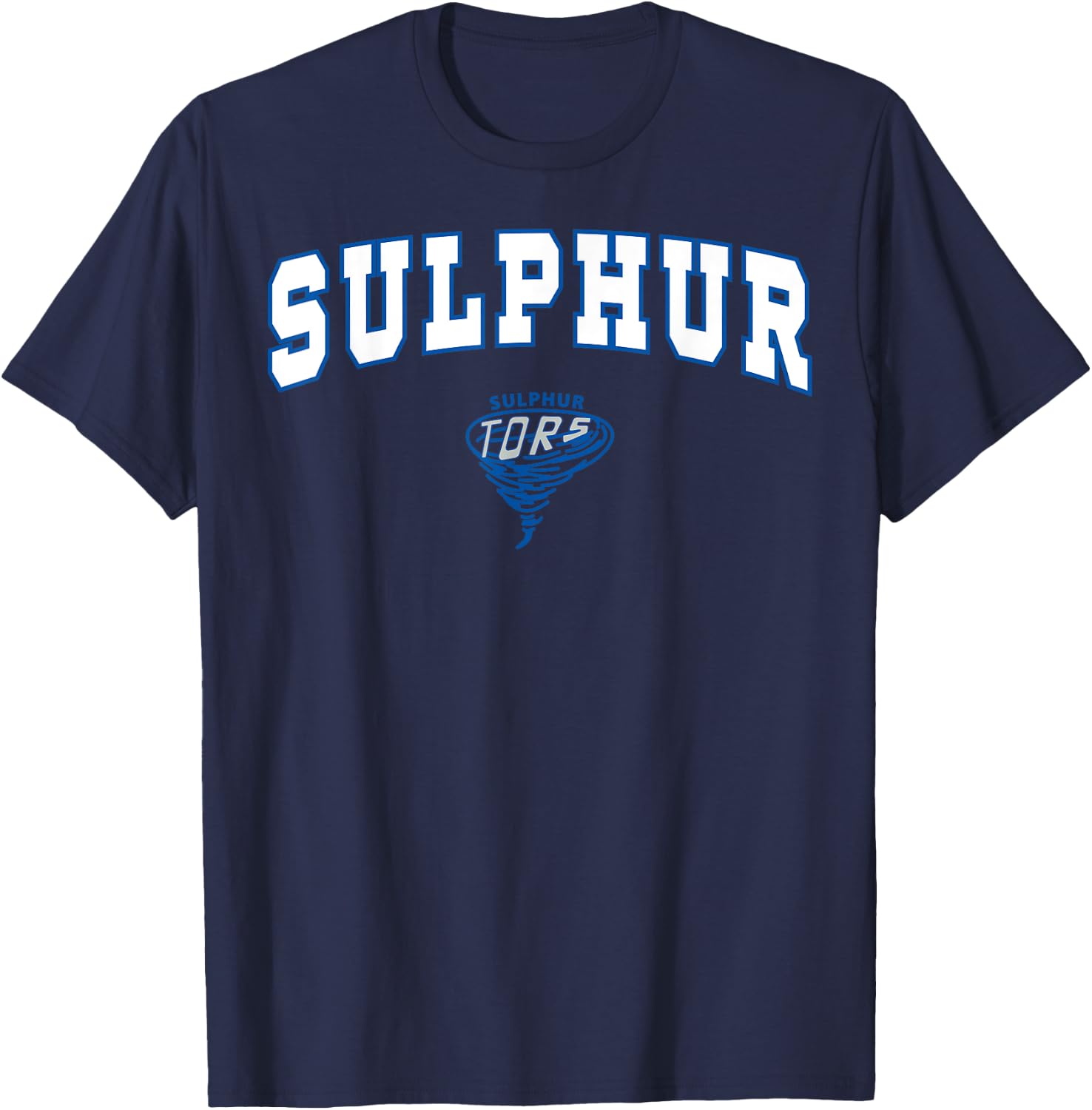 Sulphur High School Golden Tornadoes C2 T-Shirt - T-Shirt | Navy