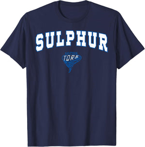 Sulphur High School Golden Tornadoes C2 T-Shirt - T-Shirt | Navy