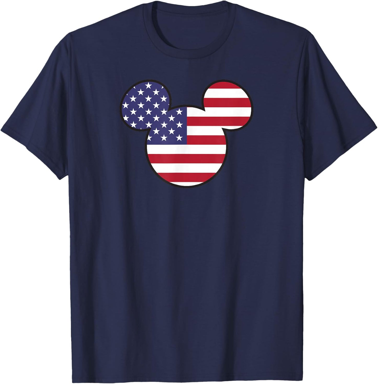 Disney Mickey American Flag T-Shirt - T-Shirt | Navy