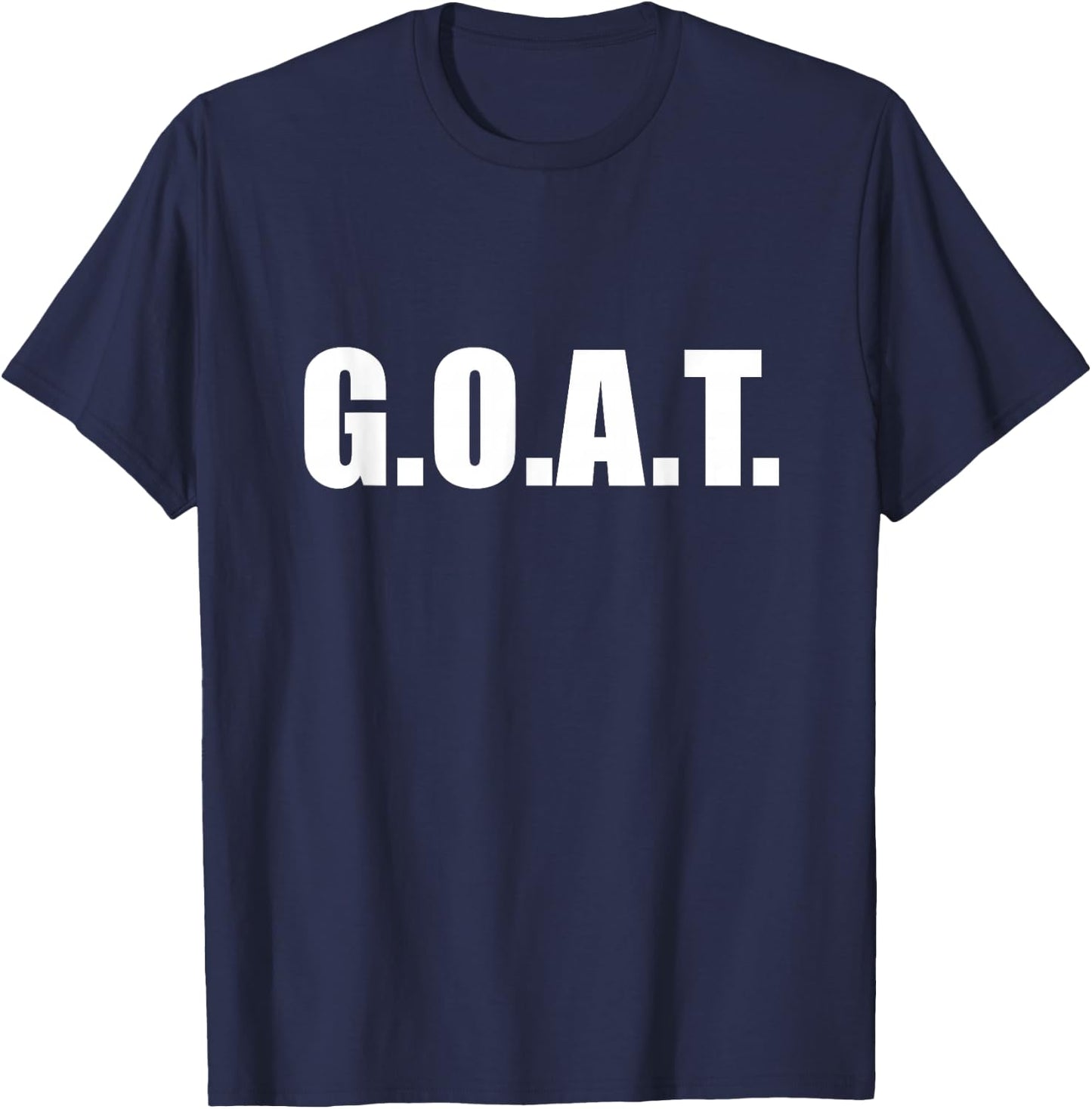 G.O.A.T Greatest of all Time T-Shirt - T-Shirt | Navy