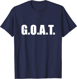 G.O.A.T Greatest of all Time T-Shirt - T-Shirt | Navy