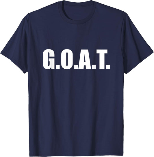 G.O.A.T Greatest of all Time T-Shirt - T-Shirt | Navy