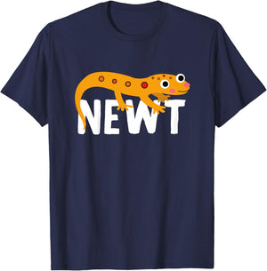 Newt Shirt For Boys Or Girls | Cute Newt Gift T-Shirt - T-Shirt | Navy