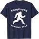 Sasquatch Running Team Shirt, Ape Man Marathon Runner T-Shirt - T-Shirt | Navy