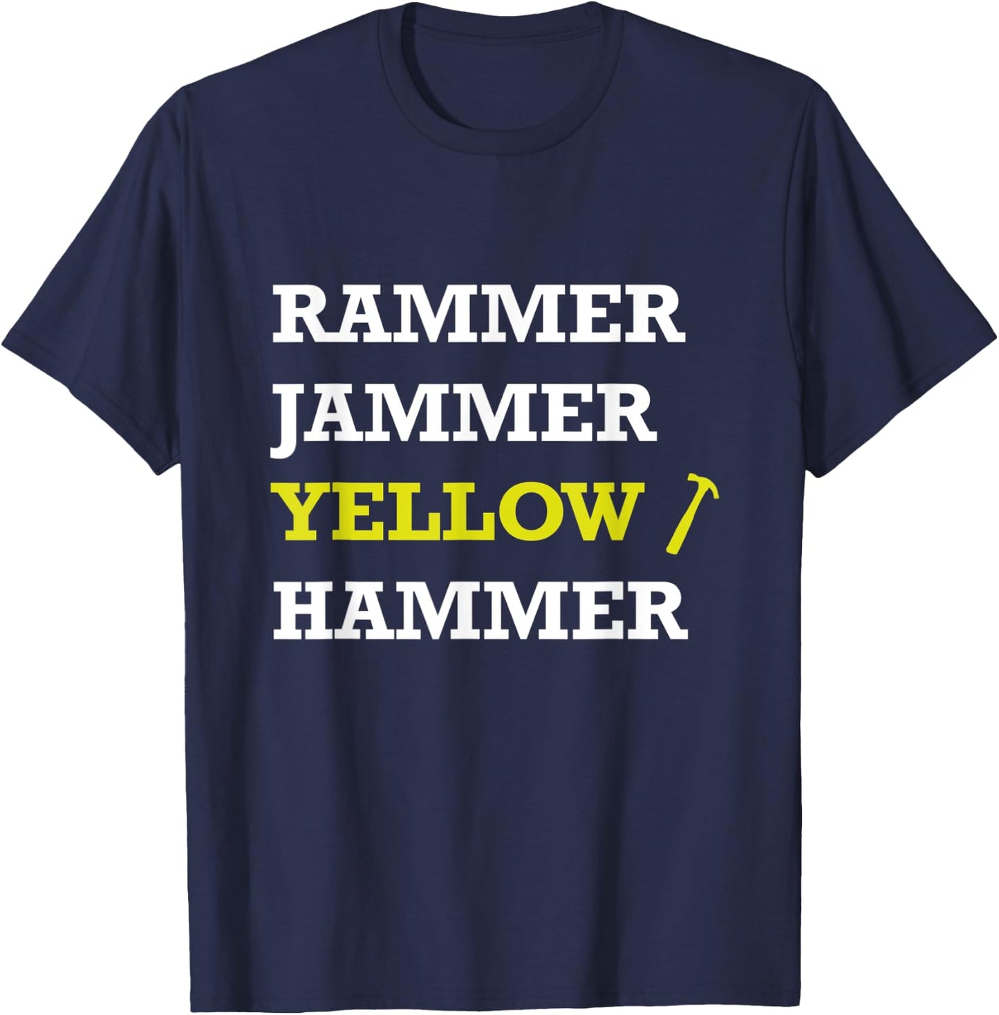 Rammer Jammer Yellow Hammer T Shirt T-Shirt - T-Shirt | Navy