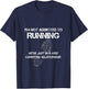 Funny Running - Not Addicted To Running T-Shirt - T-Shirt | Navy