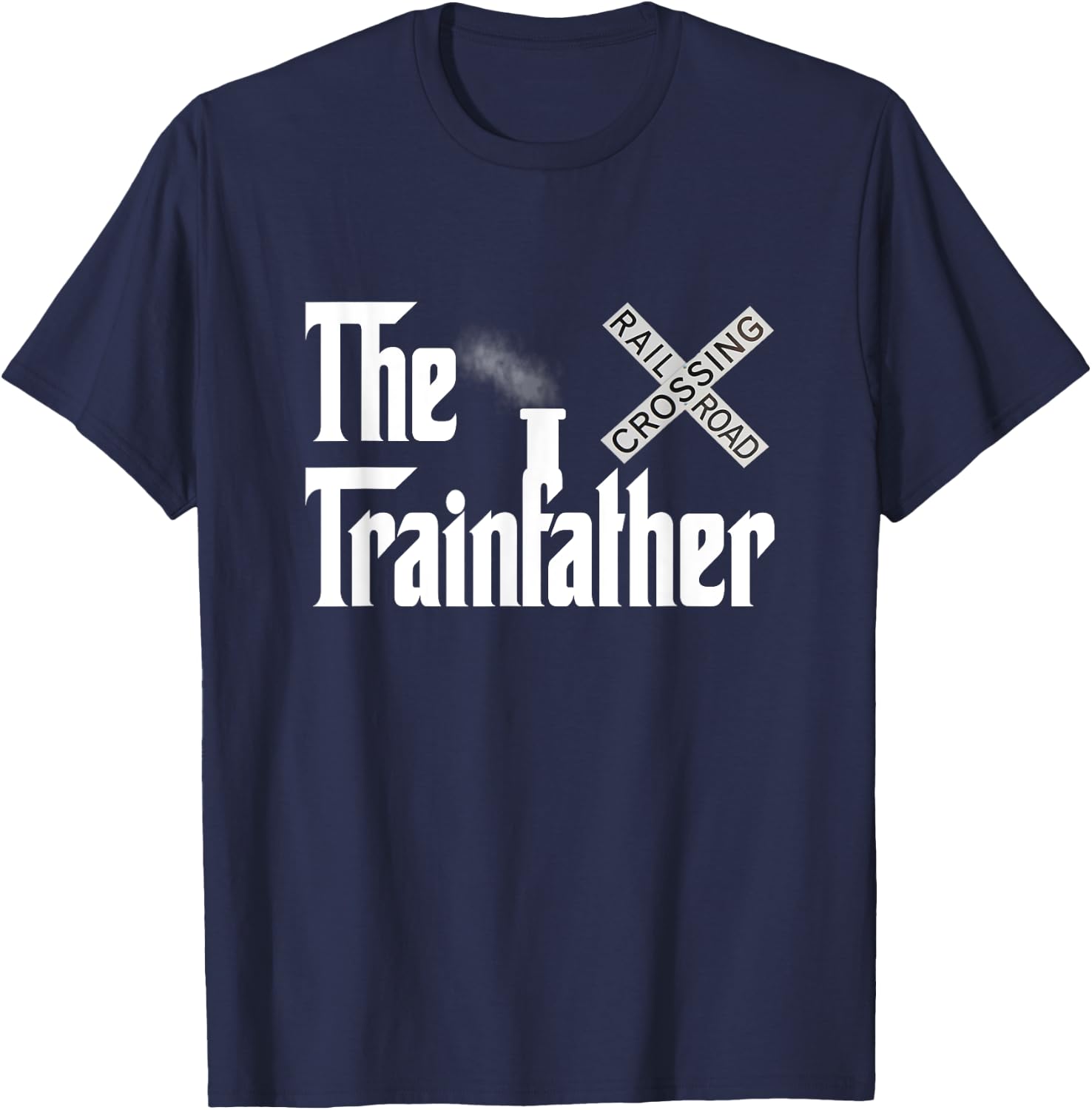 Model Train Locomotive Engine Railroad Engine Engineer Gift T-Shirt - T-Shirt | Navy