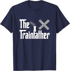 Model Train Locomotive Engine Railroad Engine Engineer Gift T-Shirt - T-Shirt | Navy