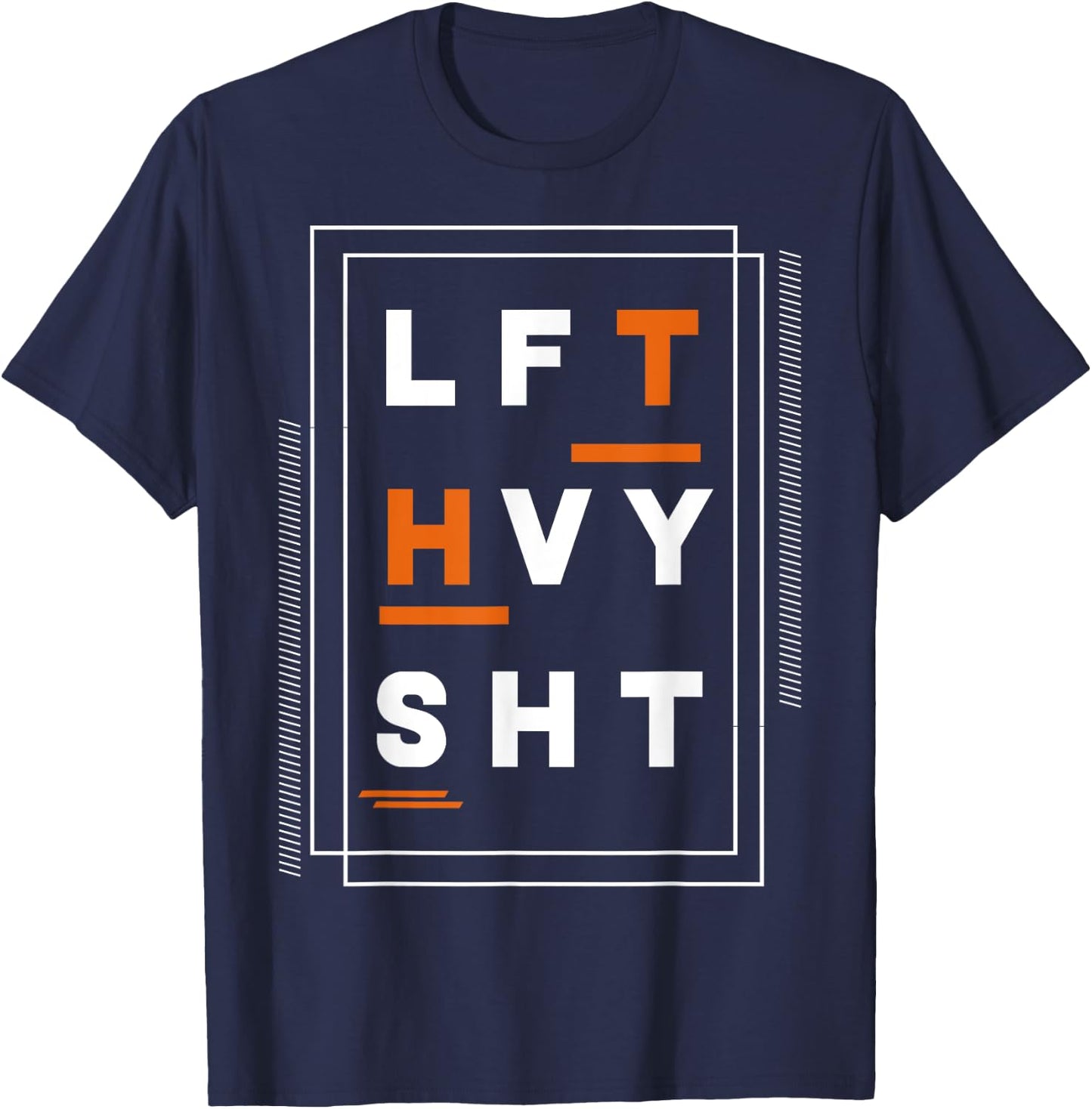 Lft Hvy Sht Fun Weight Lifter Gym Bunny Design Gift T-Shirt - T-Shirt | Navy