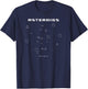 ATARI Asteroids 8 Bit Interface T-Shirt - T-Shirt | Navy