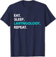 Eat Sleep Laryngology Repeat - Laryngology T-Shirt - T-Shirt | Navy