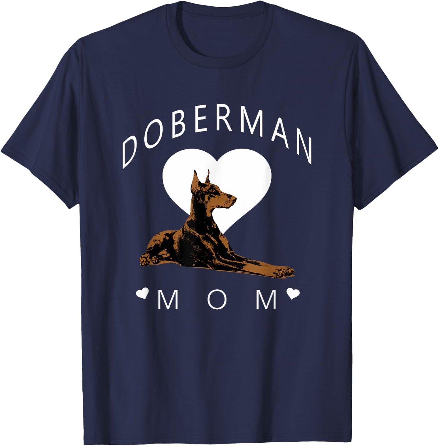 Doberman Pinscher Mom T-Shirt - T-Shirt | Navy