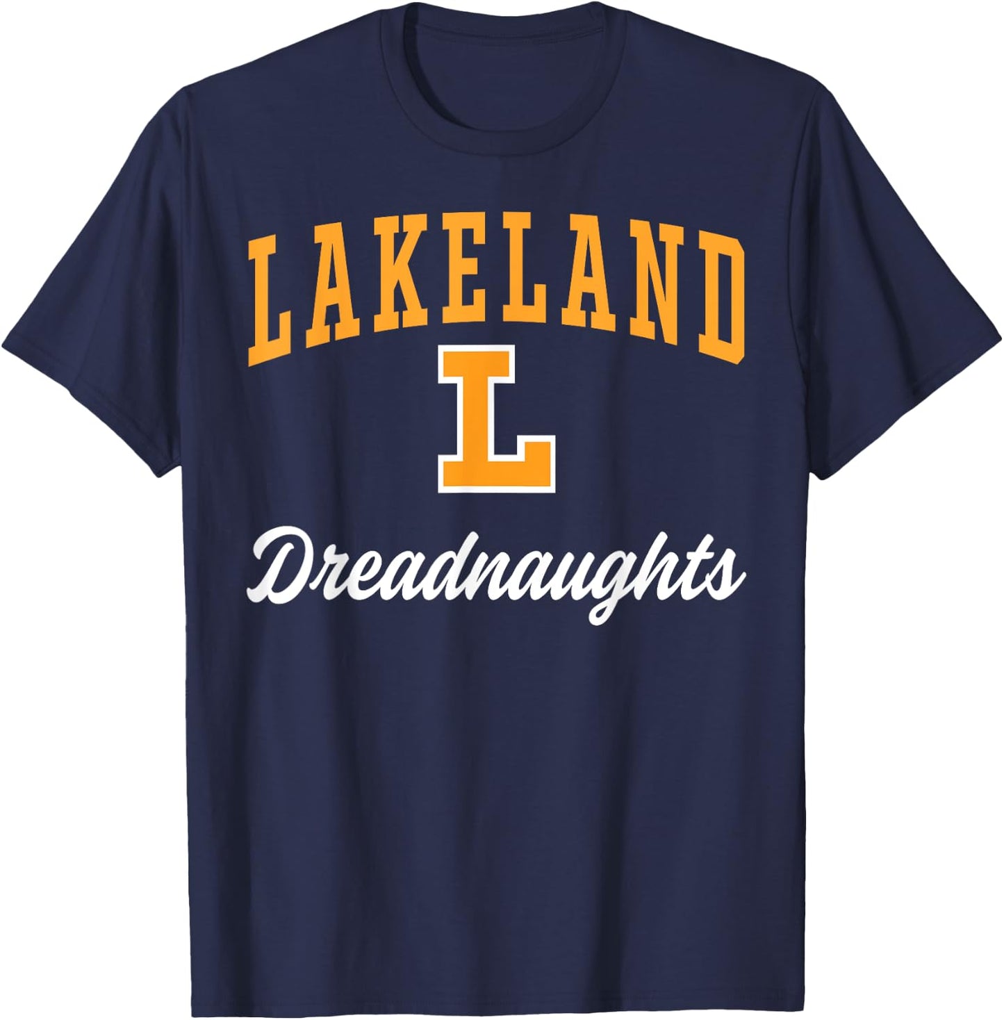 Lakeland High School Dreadnaughts C3 T-Shirt - T-Shirt | Navy